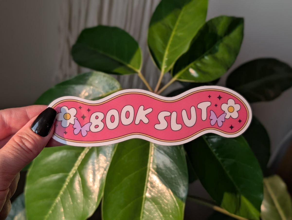 Retro Book Slut Bookmark