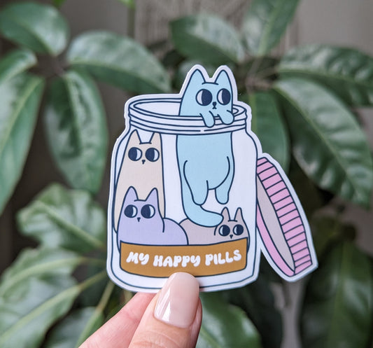 My Happy Pills Vinyl Sticker