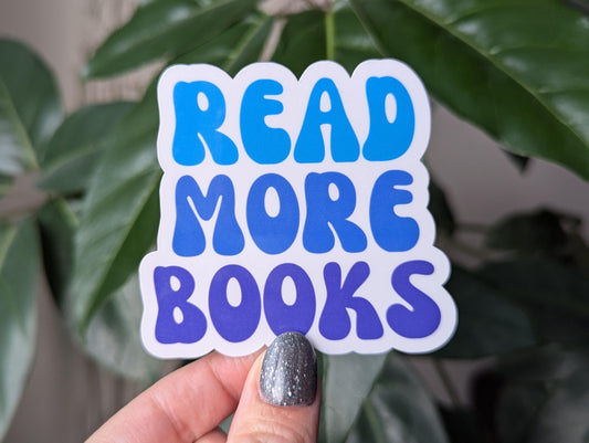 Read More Books Vinyl Sticker