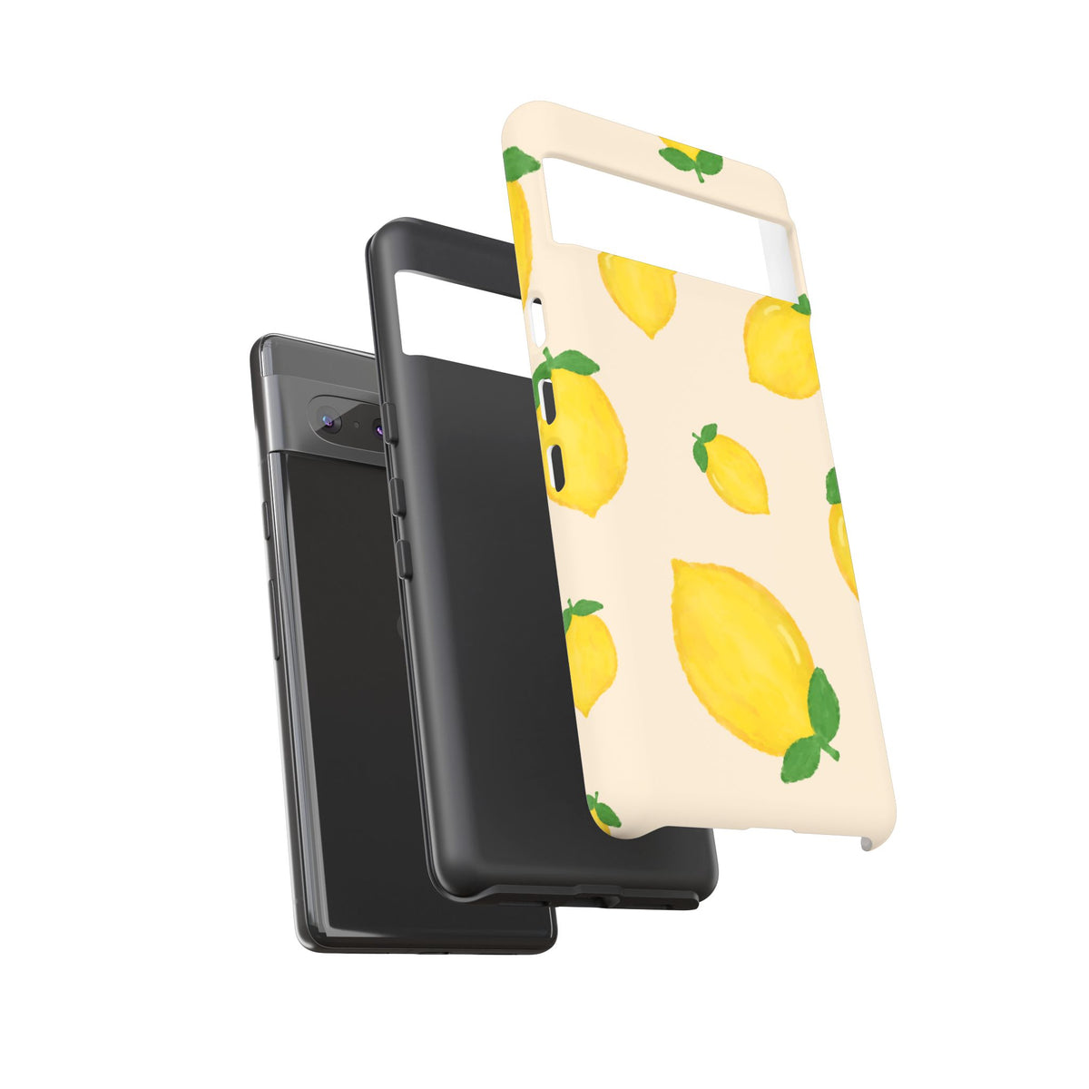 Lemon Print Phone Case, Vibrant Lemon Design, Cute Citrus Case, Gift for Fruit Lovers, Summer Vibe Accessories