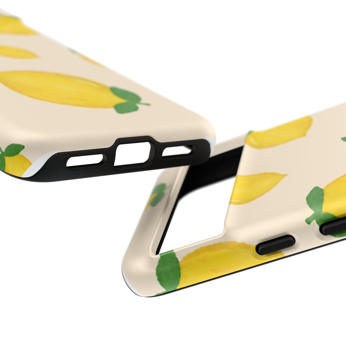 Lemon Print Phone Case, Vibrant Lemon Design, Cute Citrus Case, Gift for Fruit Lovers, Summer Vibe Accessories