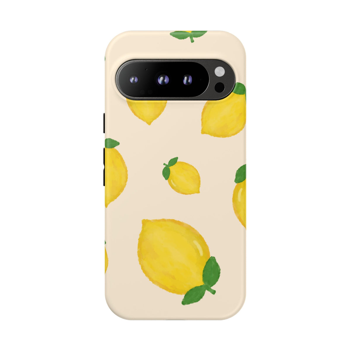 Lemon Print Phone Case, Vibrant Lemon Design, Cute Citrus Case, Gift for Fruit Lovers, Summer Vibe Accessories