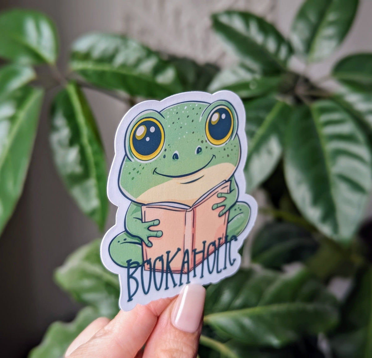 Bookaholic Bookish Vinyl Sticker