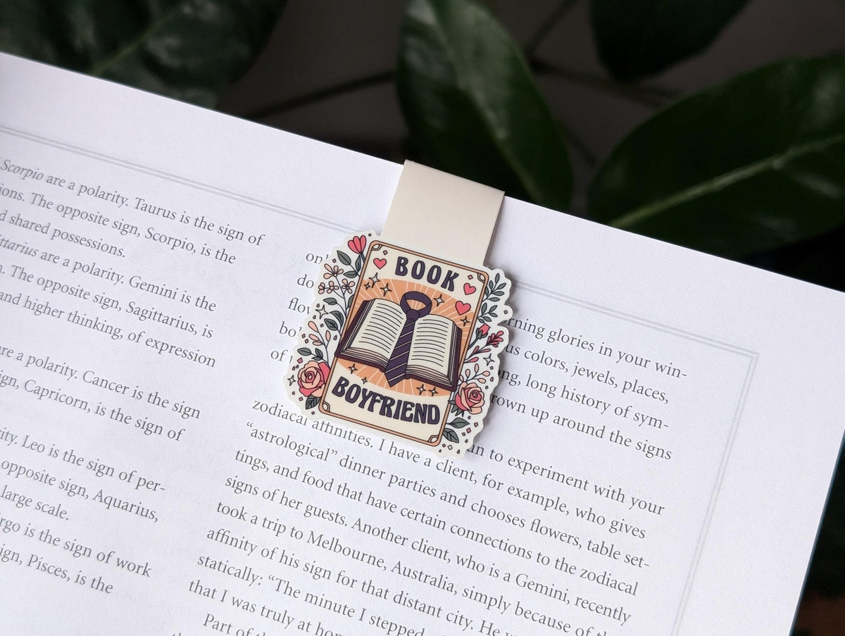 Book Boyfriend Magnetic Bookmark