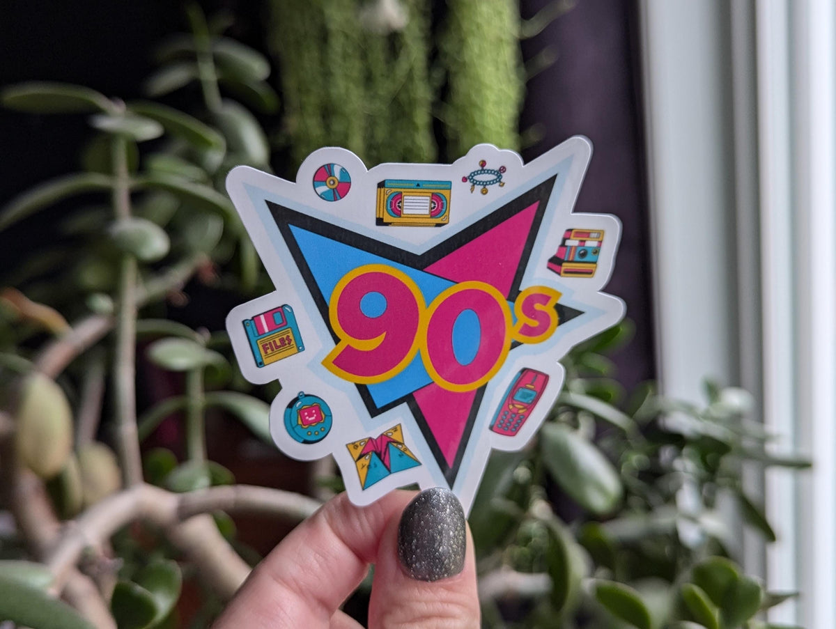 90s sticker, nostalgia stickers for planner, 90s birthday gift, nostalgic gifts for millennials, y2k, I'm from the 1990's sticker for laptop