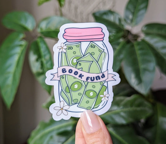 book fund stickers for kindle, bookish stickers for water bottle, book gifts for book lovers, smut reader gifts for women, book club sticker