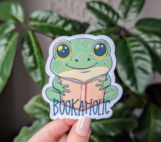 Bookaholic Bookish Vinyl Sticker