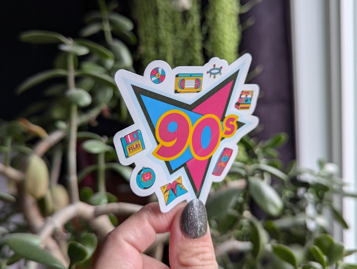 90s sticker, nostalgia stickers for planner, 90s birthday gift, nostalgic gifts for millennials, y2k, I'm from the 1990's sticker for laptop