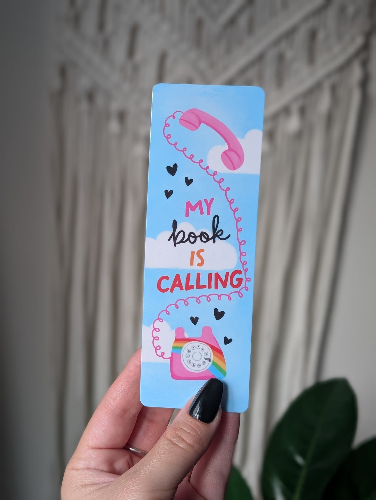 My Book Is Calling Bookmark