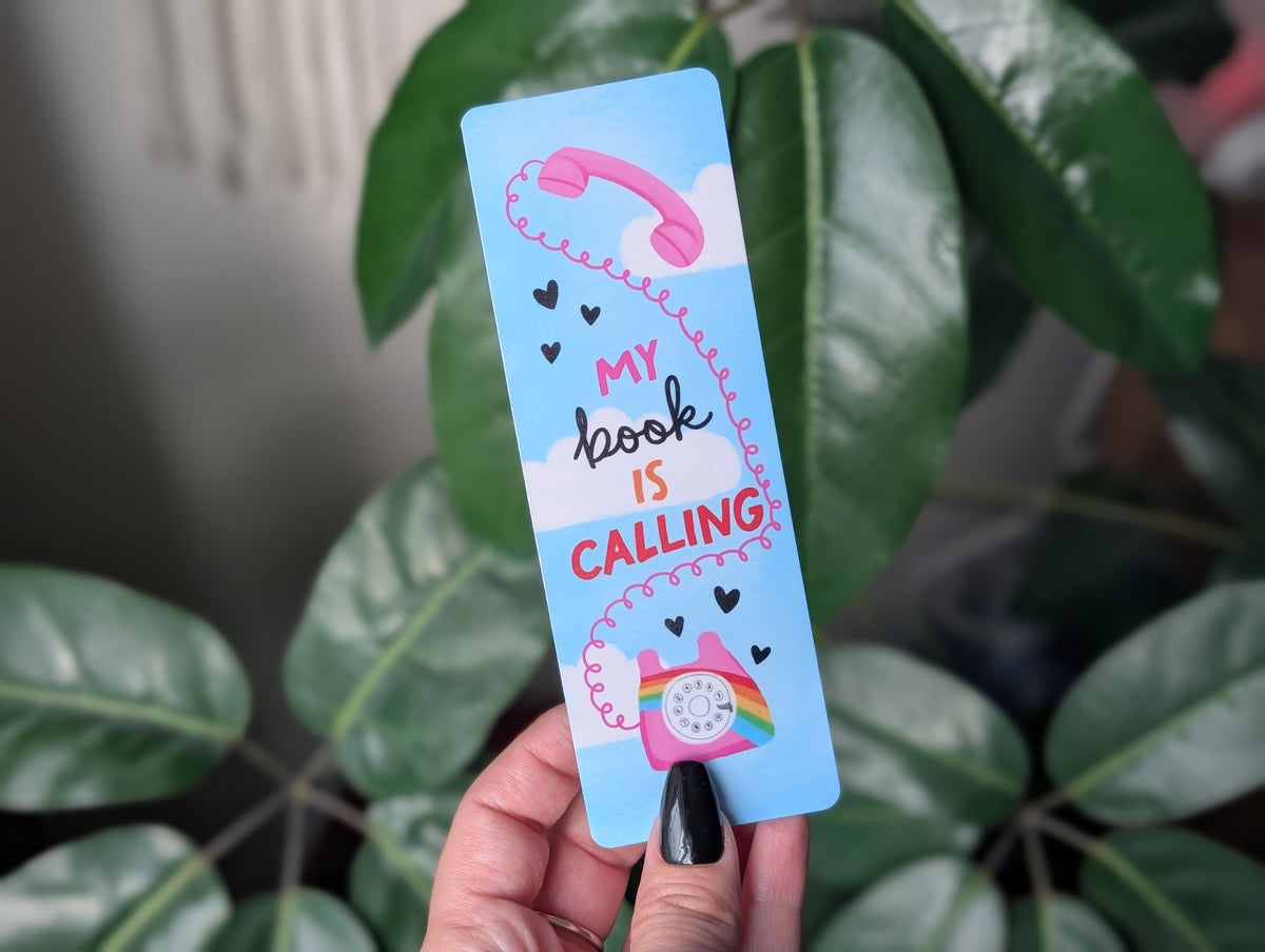 My Book Is Calling Bookmark